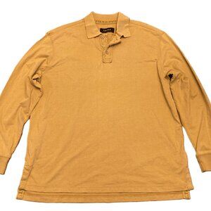 J Campbell Vintage Men's Sz XL  Long Sleeve Collared Knit Shirt Cabincore Rugged